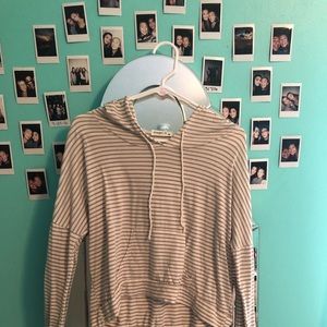 thin hooded sweat shirt